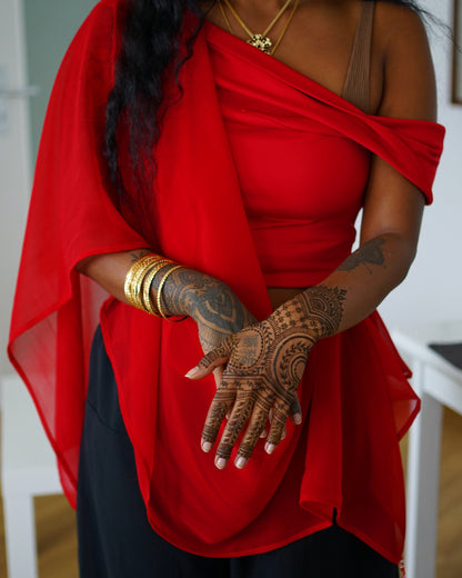 Premium Natural Henna Cones 5-Piece Set - For Henna Tattoos on Skin and Lonlasting Henna Freckles on Face