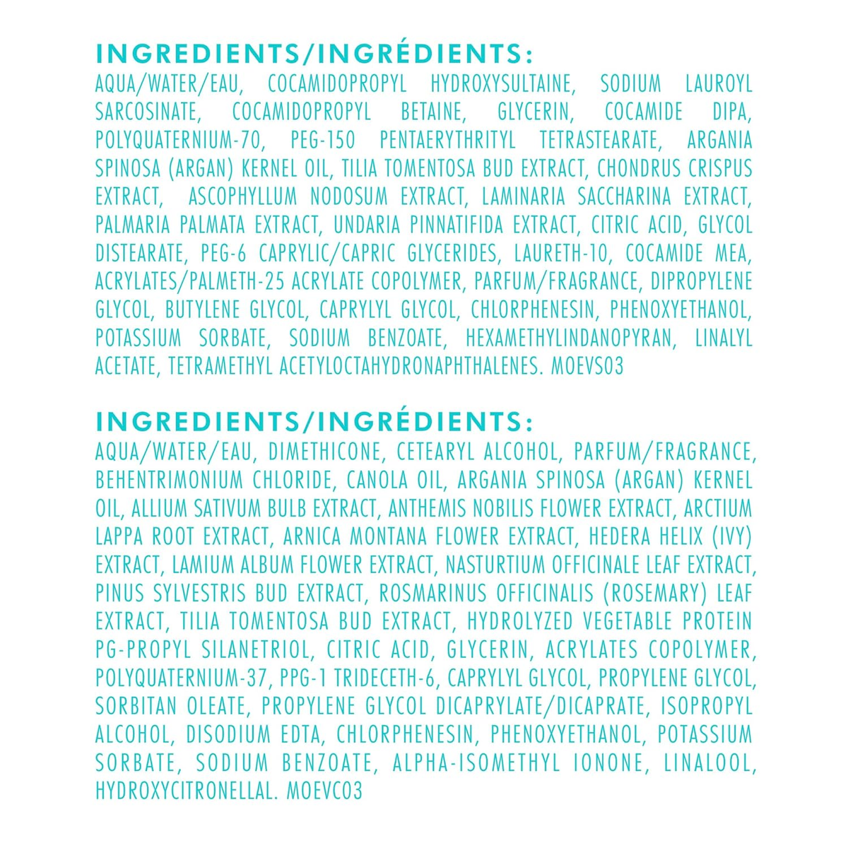 Moroccanoil Extra Volumen Shampoo & Conditioner Set for Luxurious Hair