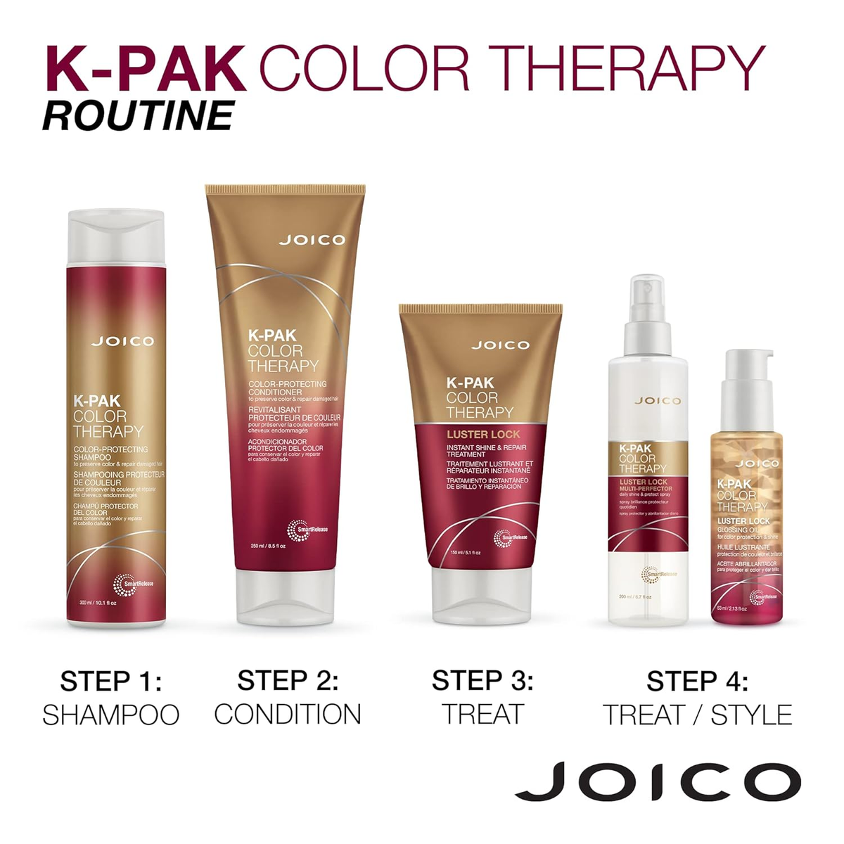 Revitalize Your Hair with  K-Pak Color Therapy Shampoo & Conditioner Duo - 10.1 Oz Each