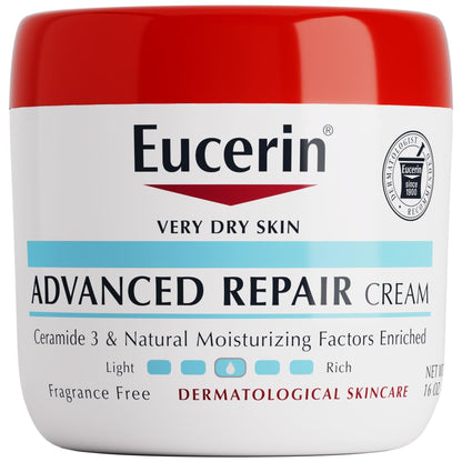 Advanced Repair Cream – 16 oz (ca. 454 g) Feuchtigkeitsspendende Formel für trockene Haut (Verpackung kann variieren)