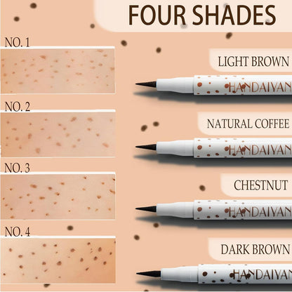 Wasserdichter Sommersprossen-Stift | Faux Freckles Makeup Pen für natürliche, mühelose Sunkissed Looks | Realistische Punkte für Gesicht & Make-Up
