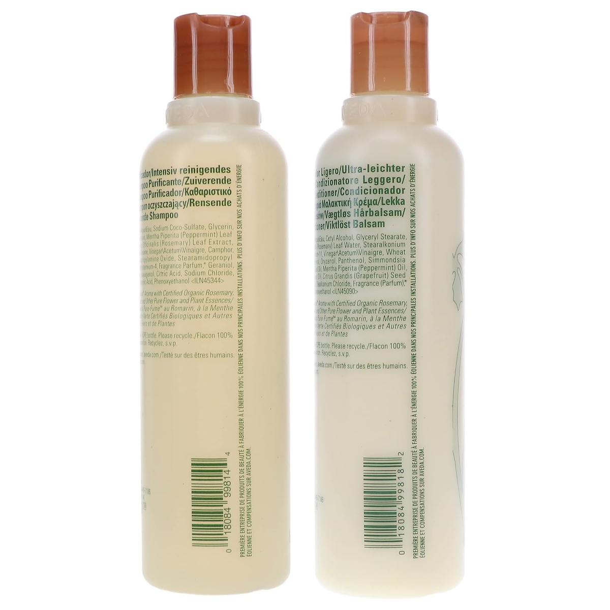 Rosemary Mint Purifying Shampoo & Conditioner Set - 250ml Each