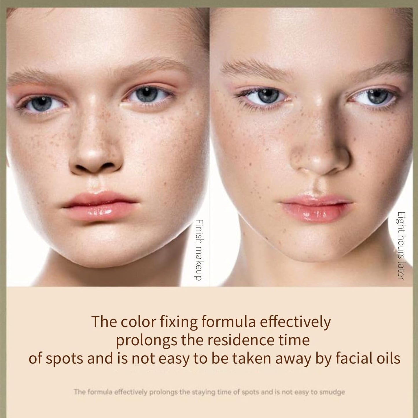 Sommersprossen Luftkissen- Wasserdichtes, Langanhaltendes Flüssig-Make-Up für Magische Sommersprossen im Gesicht, Perfekt für den Alltag!