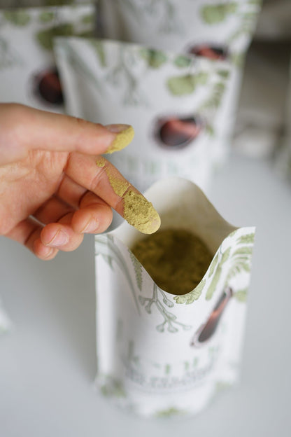 Natürliche Haarfarbe PFLANZENPULVER kraftvolles Haar mit Volumen und glanzvolle Farbe große Packung mit 220g für bis zu 4 Anwendungen