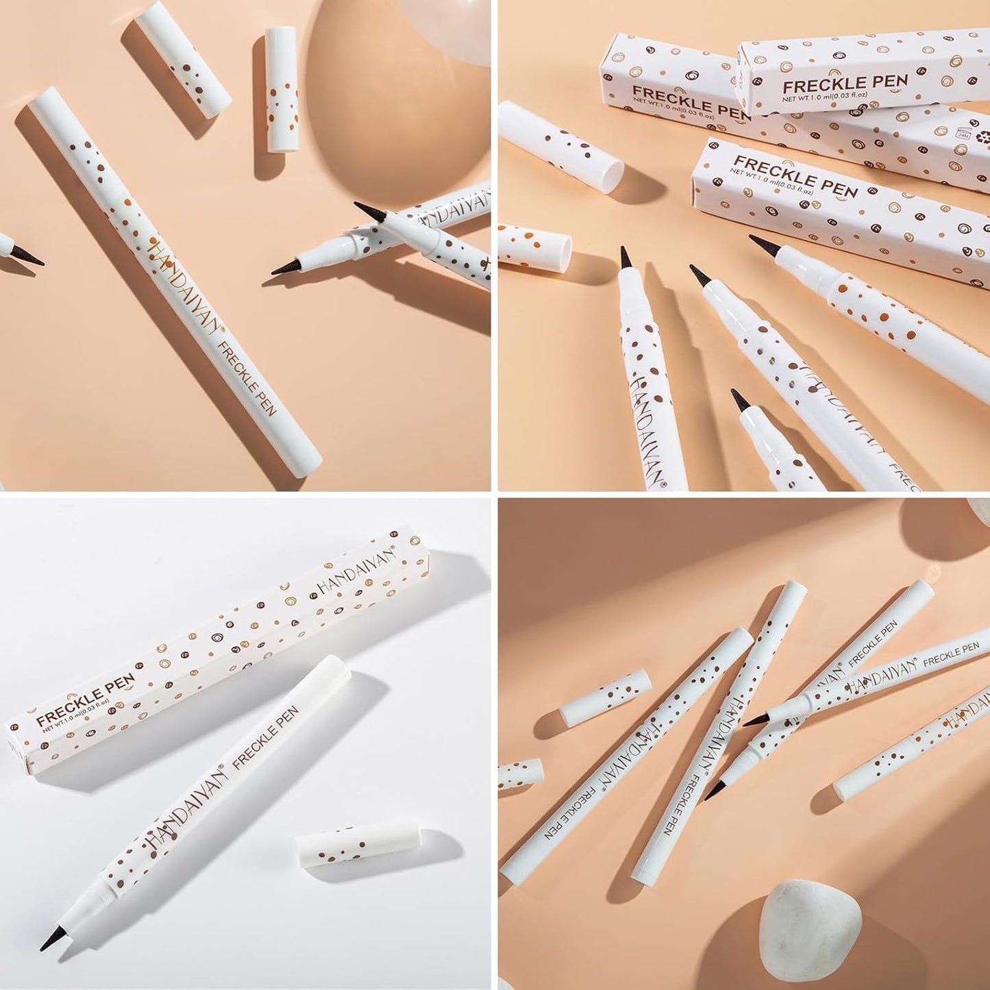 Wasserdichter Sommersprossen-Stift | Faux Freckles Makeup Pen für natürliche, mühelose Sunkissed Looks | Realistische Punkte für Gesicht & Make-Up