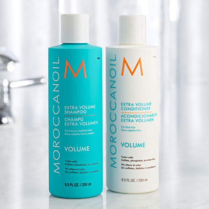 Moroccanoil Extra Volumen Shampoo & Conditioner Set for Luxurious Hair