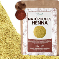 Natürliches Henna 500G - Pflanzliche Haarfarbe Für Gesundes, Strahlendes Haar - Chemiefrei, Vegan Und Nachhaltig - Ideal Für Braune Und Kupferfarbene Töne - Naturkosmetik Für Die Ganze Familie