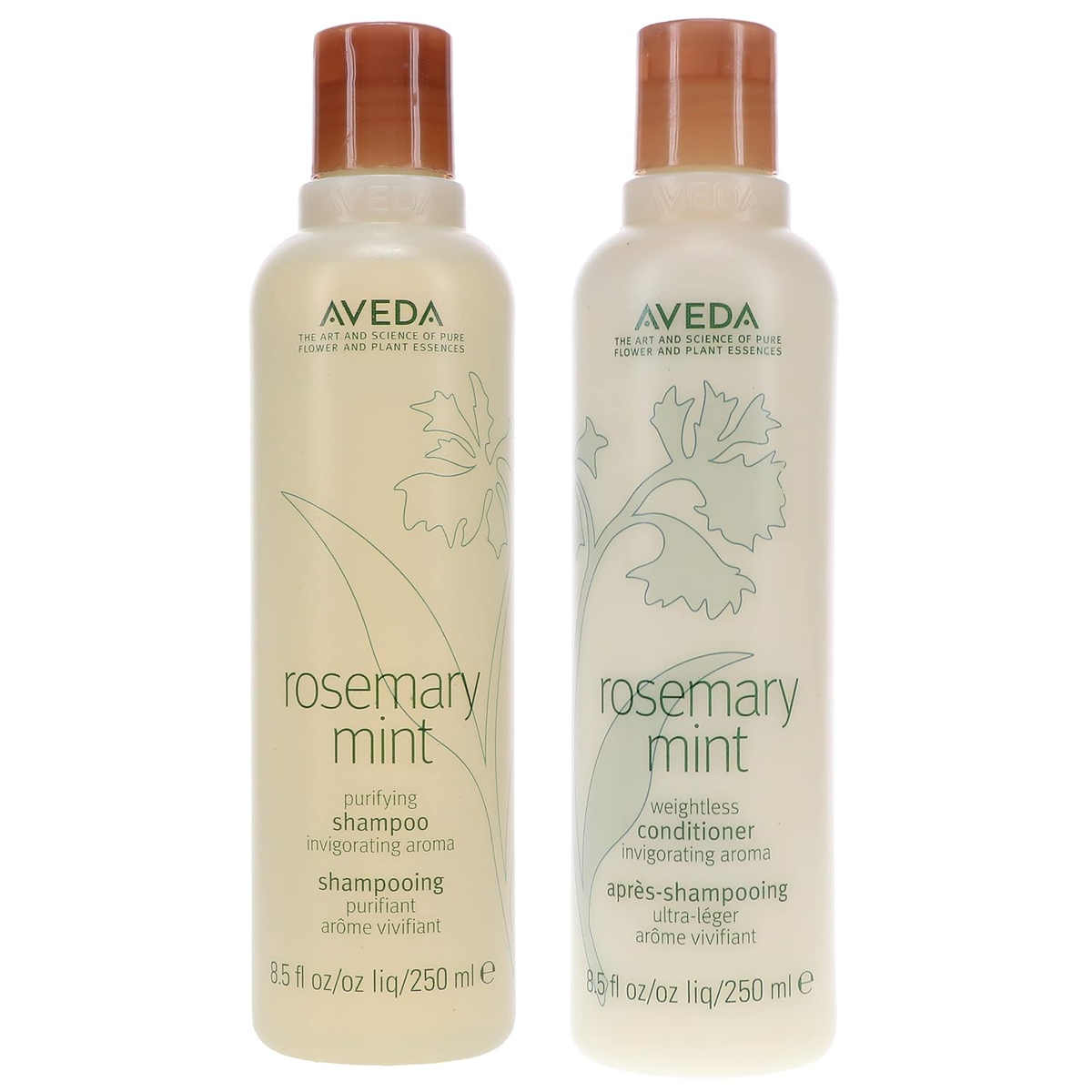 Rosemary Mint Purifying Shampoo & Conditioner Set - 250ml Each