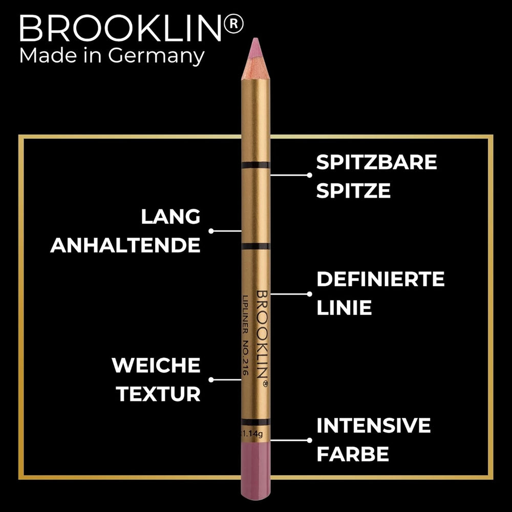 IMPALA | Lippenstift Brooklin Wasserdichte Farbe Berenjena Pastell 216 | Permanenter Lippenprofiler | Wasserbeständiger Lippenstift | Langzeitlippenyeliner
