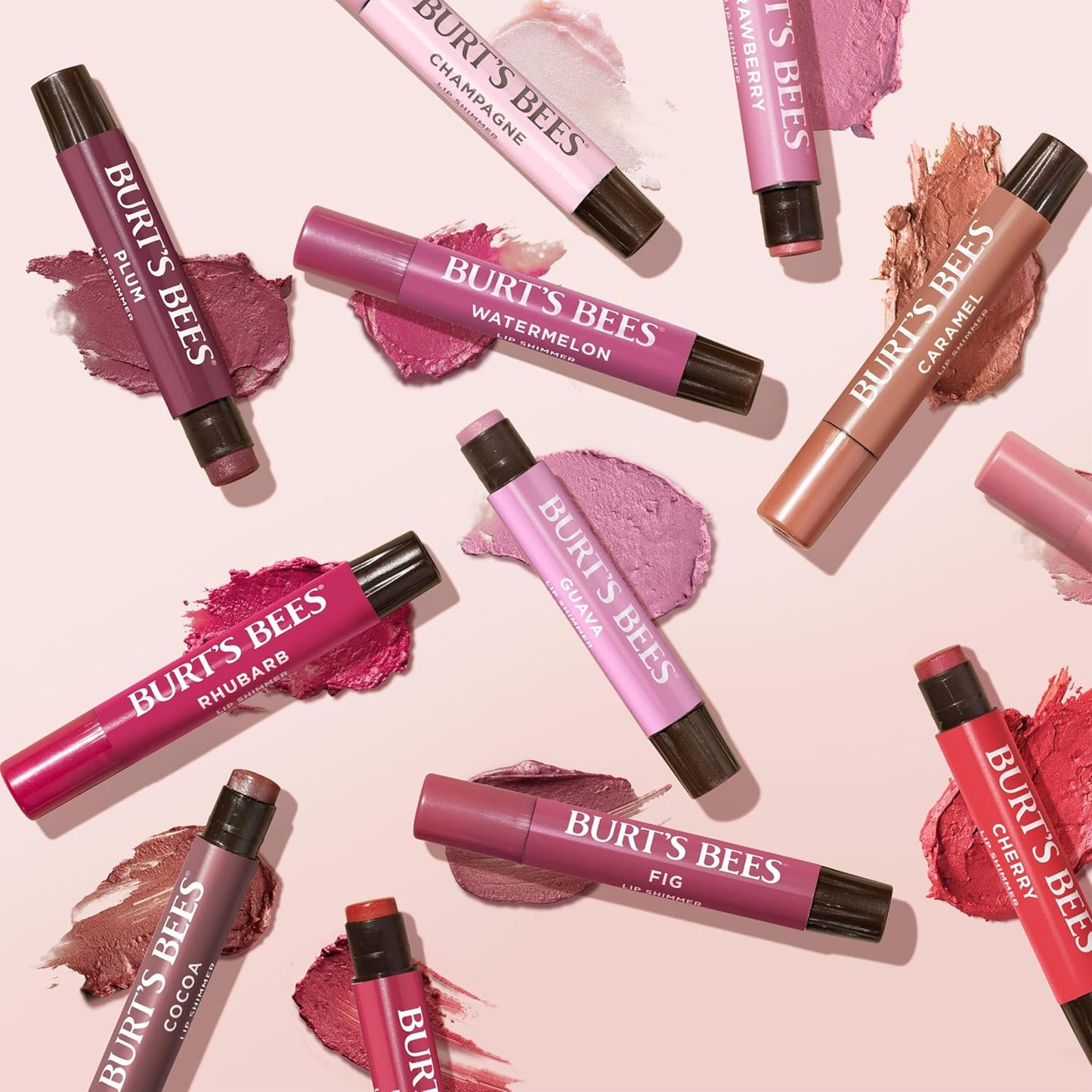 Burt'S Bees Lip Shimmer, Caramel, 2.7 Ml Tubes (4-Pack) (Lippenmakeup)