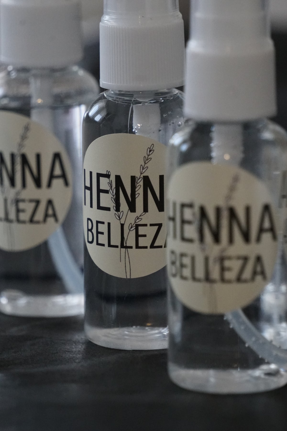 3-Set Henna fixing spray for long-lasting and intense henna designs on the skin