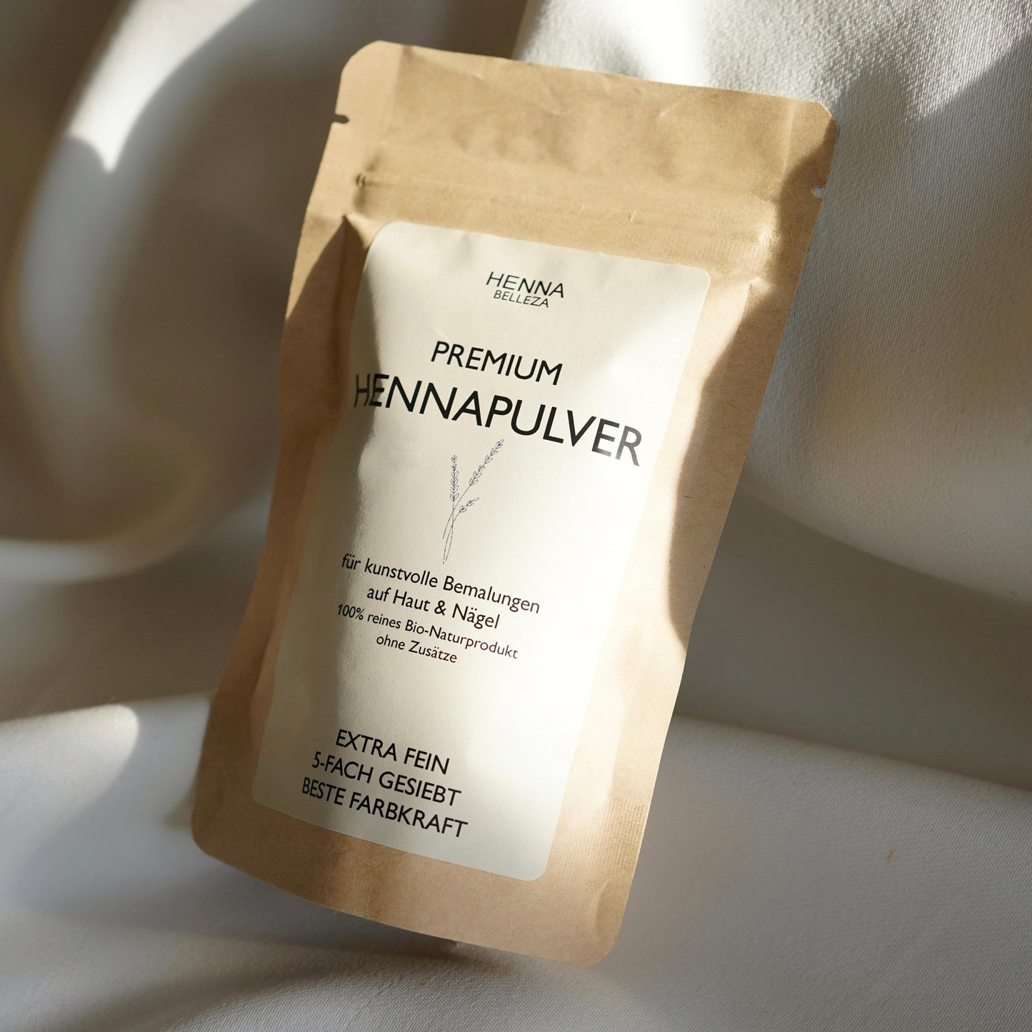 5-Fach gesiebtes Indisches Hennapulver mit dunkler Farbe