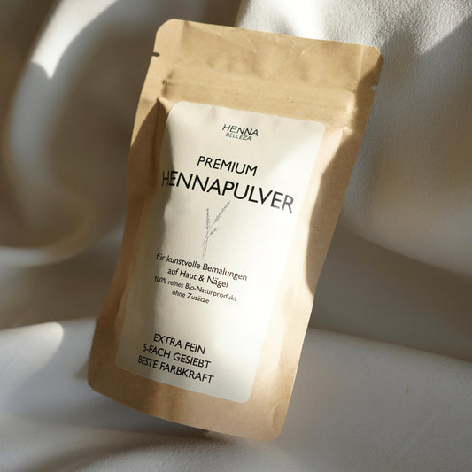 5-Fach gesiebtes Indisches Hennapulver mit dunkler Farbe