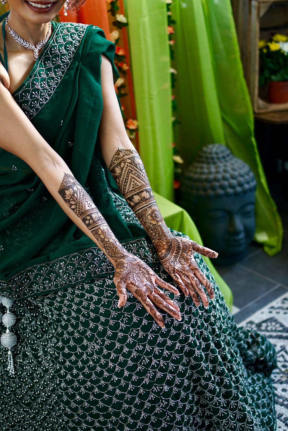 Premium Natural Henna Cones 5-Piece Set - For Henna Tattoos on Skin and Lonlasting Henna Freckles on Face