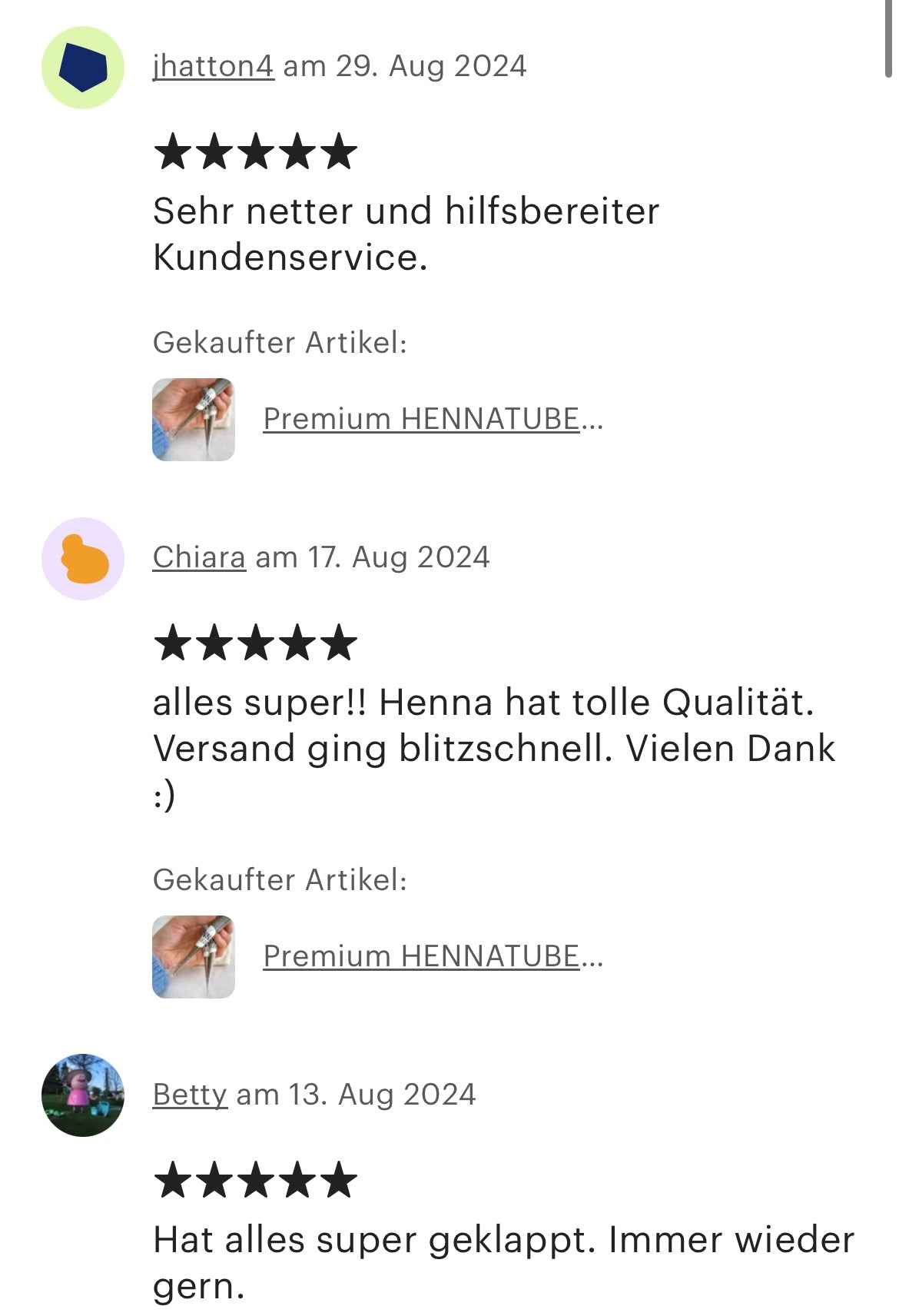 Premium Natural Henna Cones 5-Piece Set - For Henna Tattoos on Skin and Lonlasting Henna Freckles on Face