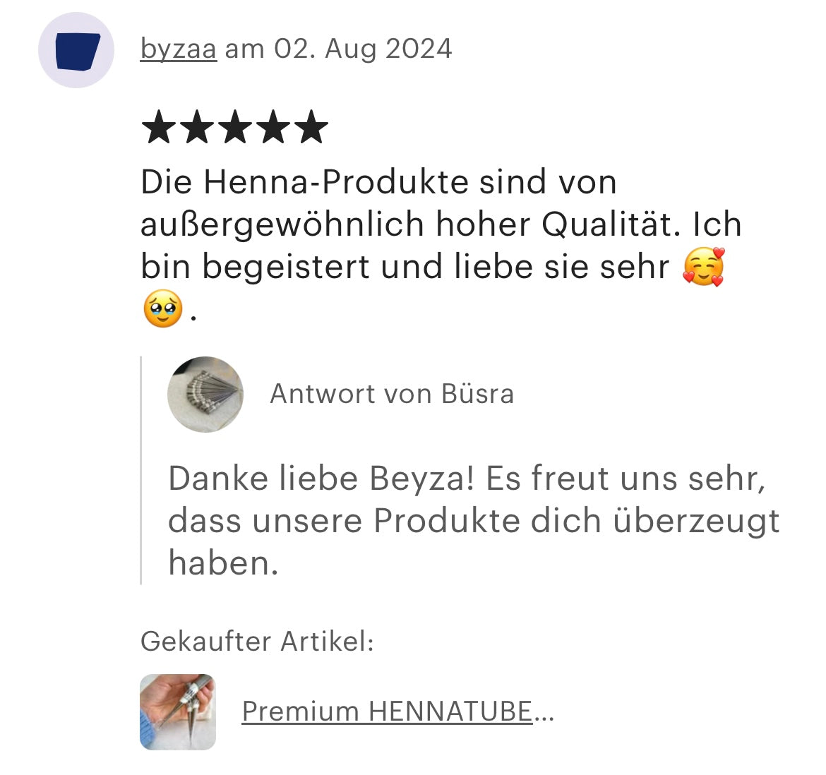 Premium Natural Henna Cones 5-Piece Set - For Henna Tattoos on Skin and Lonlasting Henna Freckles on Face