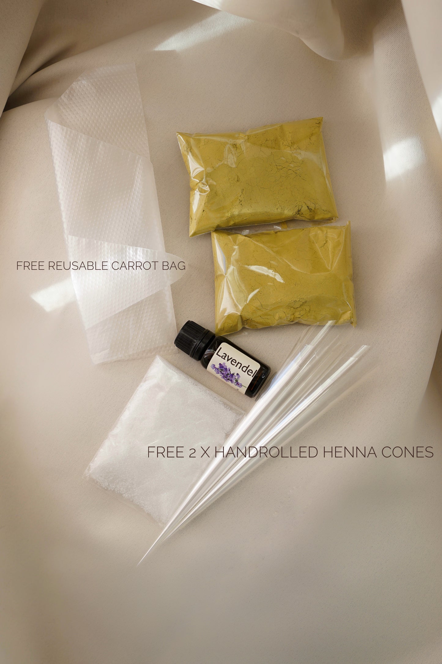 HENNA MIXING KIT Henna Powder Lavender Oil Sugar Free Henna Cones Premium Quality 5 Times Sifted Finest Organic Henna Powder Deep Stain