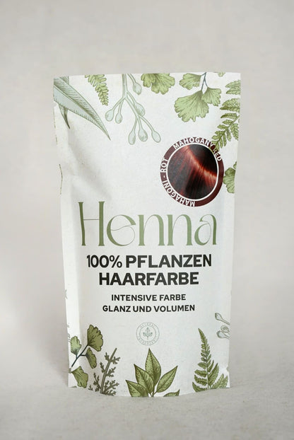 Natürliche Haarfarbe PFLANZENPULVER kraftvolles Haar mit Volumen und glanzvolle Farbe große Packung mit 220g für bis zu 4 Anwendungen