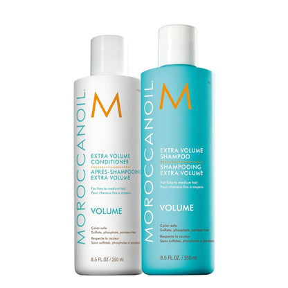Moroccanoil Extra Volumen Shampoo & Conditioner Set for Luxurious Hair