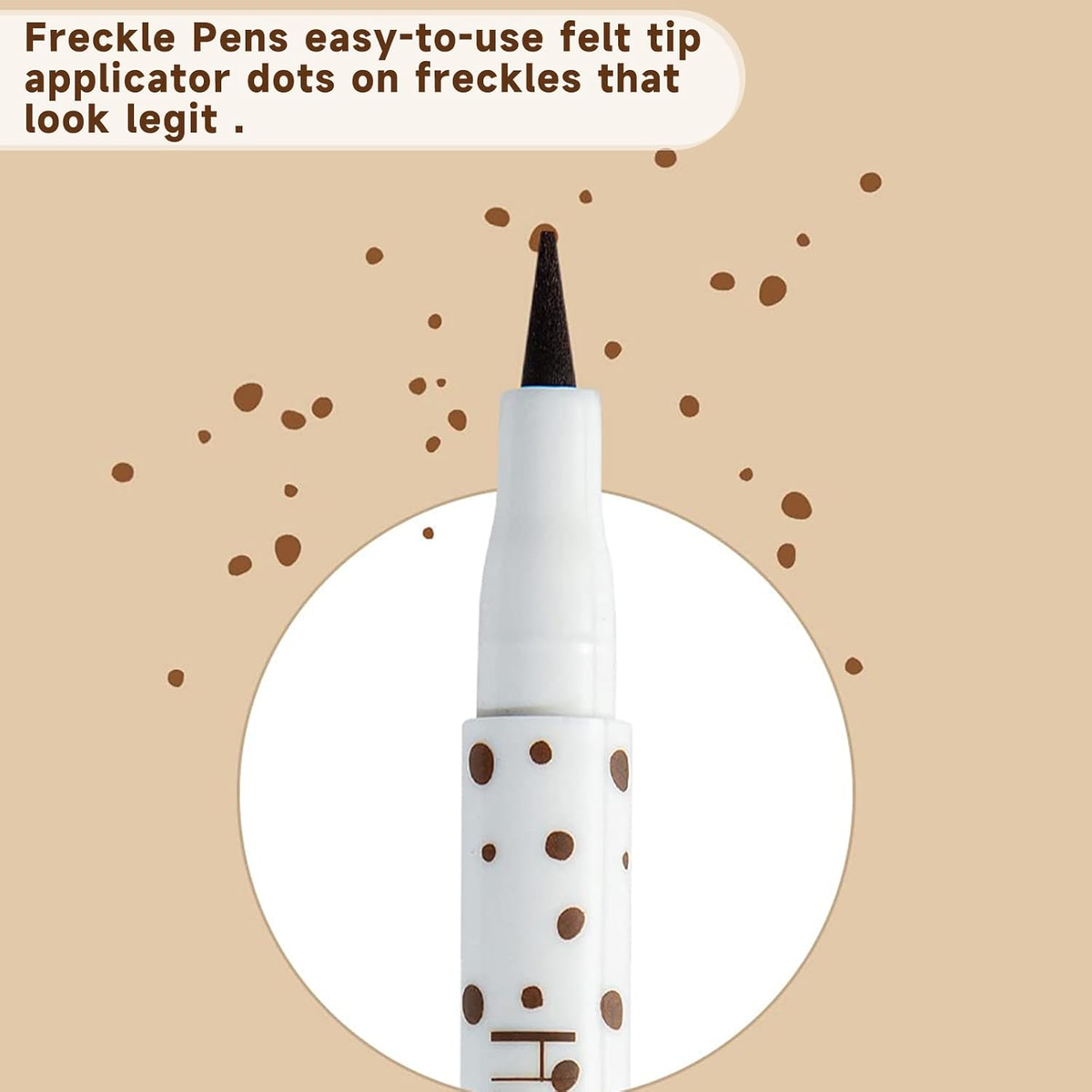 Wasserdichter Sommersprossen-Stift | Faux Freckles Makeup Pen für natürliche, mühelose Sunkissed Looks | Realistische Punkte für Gesicht & Make-Up