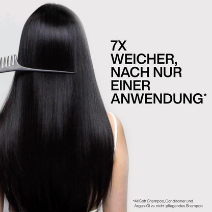 Redken Spülung Für Trockenes Und Brüchiges Haar, Belebt Und Hydratisiert, Mit Fettsäuren, Antioxidantien Und Argan-Öl, All Soft Conditioner