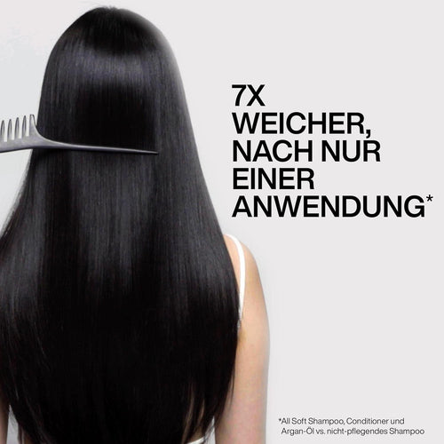 Redken Spülung Für Trockenes Und Brüchiges Haar, Belebt Und Hydratisiert, Mit Fettsäuren, Antioxidantien Und Argan-Öl, All Soft Conditioner