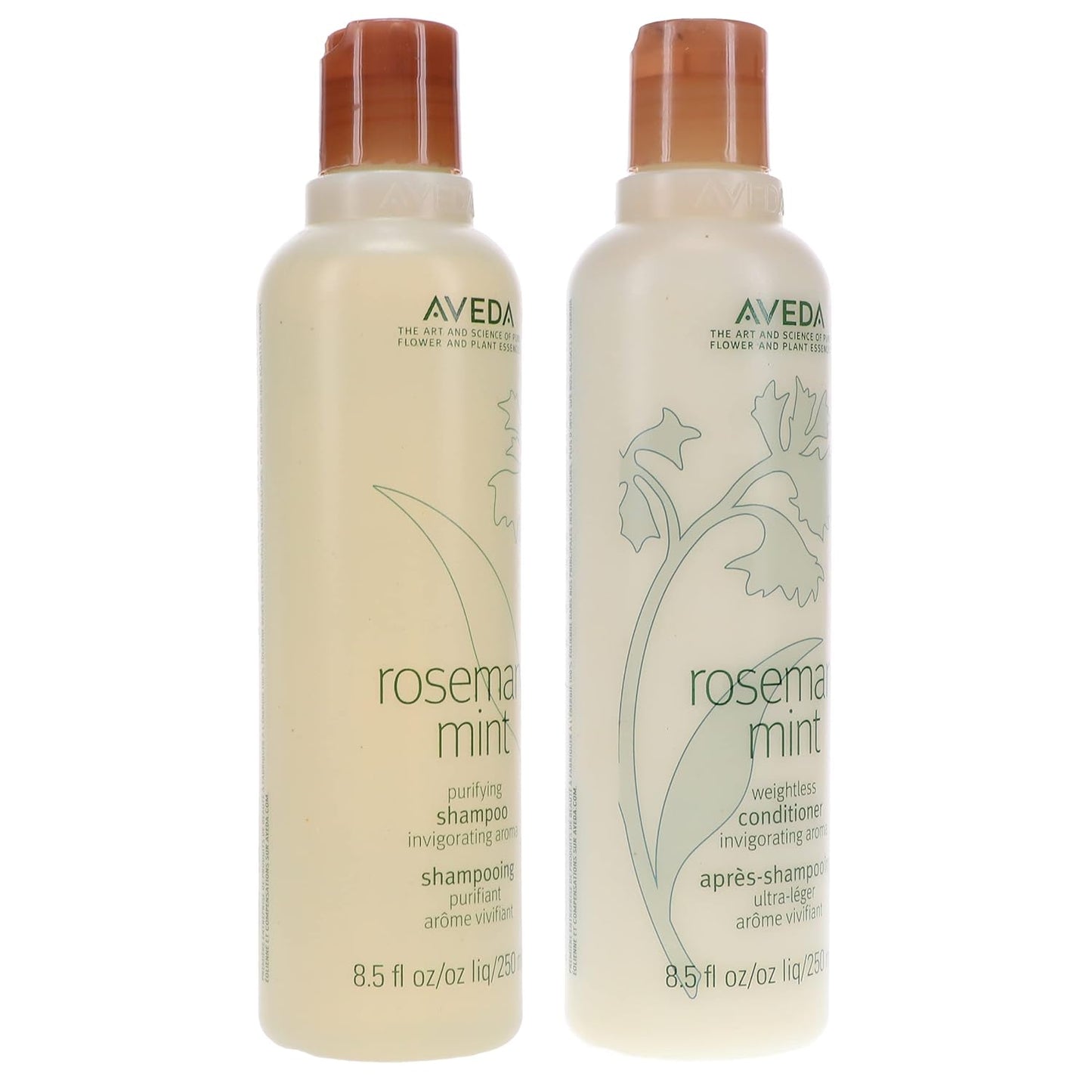 Rosemary Mint Purifying Shampoo & Conditioner Set - 250ml Each