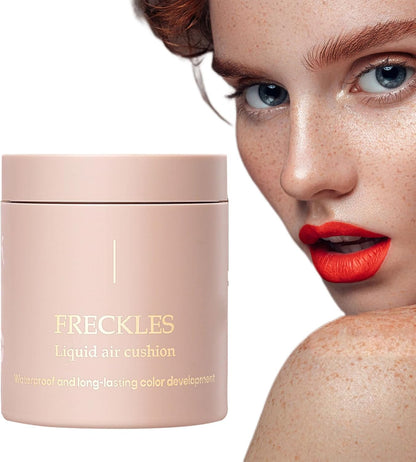 Sommersprossen Luftkissen- Wasserdichtes, Langanhaltendes Flüssig-Make-Up für Magische Sommersprossen im Gesicht, Perfekt für den Alltag!