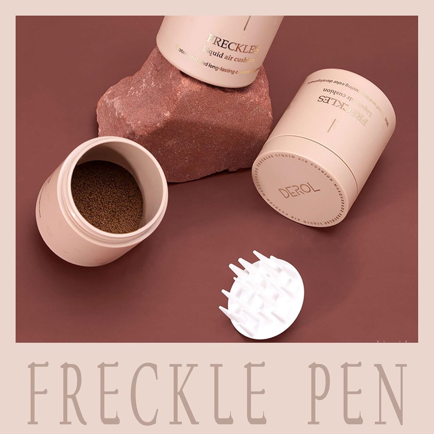 Sommersprossen Luftkissen- Wasserdichtes, Langanhaltendes Flüssig-Make-Up für Magische Sommersprossen im Gesicht, Perfekt für den Alltag!