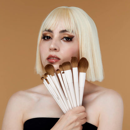 Jessup Pinselset Makeup Pinsel Make up Pinsel Set 14 Stück Schminkpinsel Kosmetikpinsel Gesichtspinsel Augenpinsel Lidschattenpinsel Puderpinsel Foundation Highlight Concealer Pinsel T329