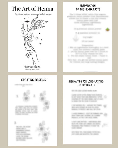 Ultimativer Henna-Guide: Meistere die Henna-Kunst – von den Grundlagen bis zu Profi-Tipps! Mische Premium-Hennapaste und kreiere beeindruckende Kunstwerke auf Haut.